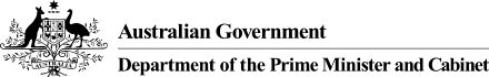 Dept. Prime Minister and Cabinet Logo