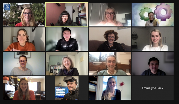 Screenshot of zoom lab meeting (Sept 2021)