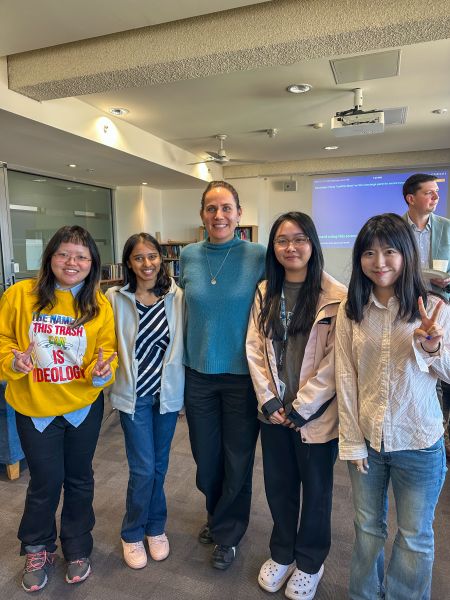 Members of IDCN Lab standing together